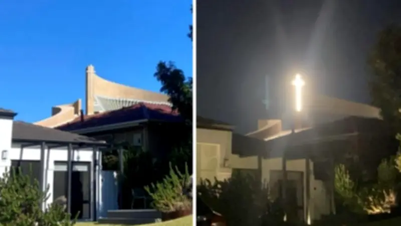 LED Cross War Divides City Beach Neighbourhood Over Bright Light