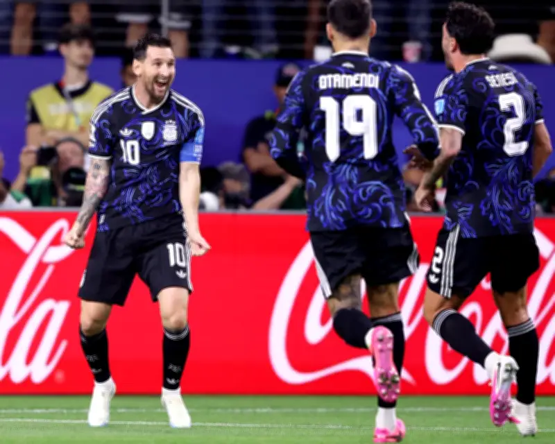 Lionel Messi Scores Free-Kick Off Bench to Seal Argentina Win Over Jordan