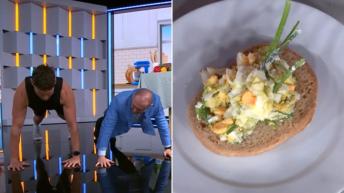 Luke Hines Joins Push Up Challenge With Viral Protein Salad