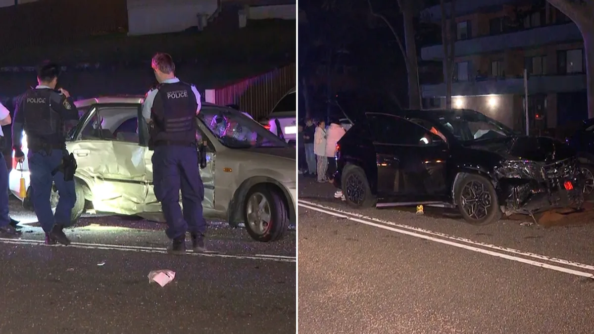 Driver Flees After Crash Leaves Woman Trapped in Sydney