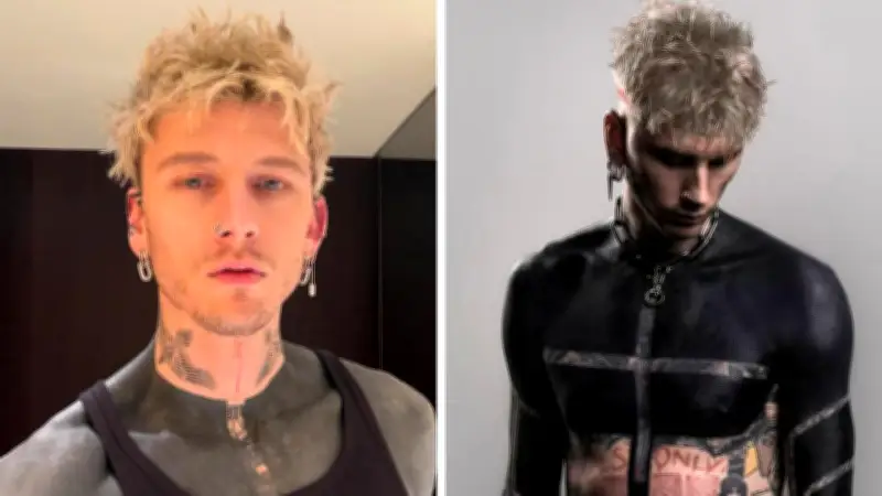 Machine Gun Kelly Hospitalized by Grueling Blackout Tattoo Process