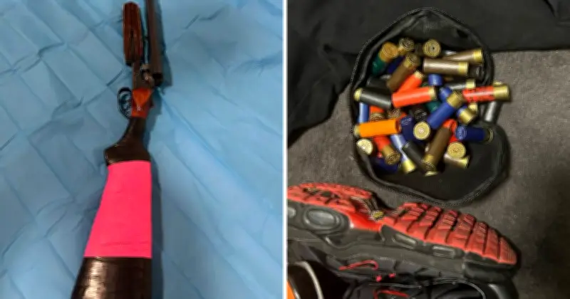 Man arrested with shotgun after multiple car thefts in Canberra