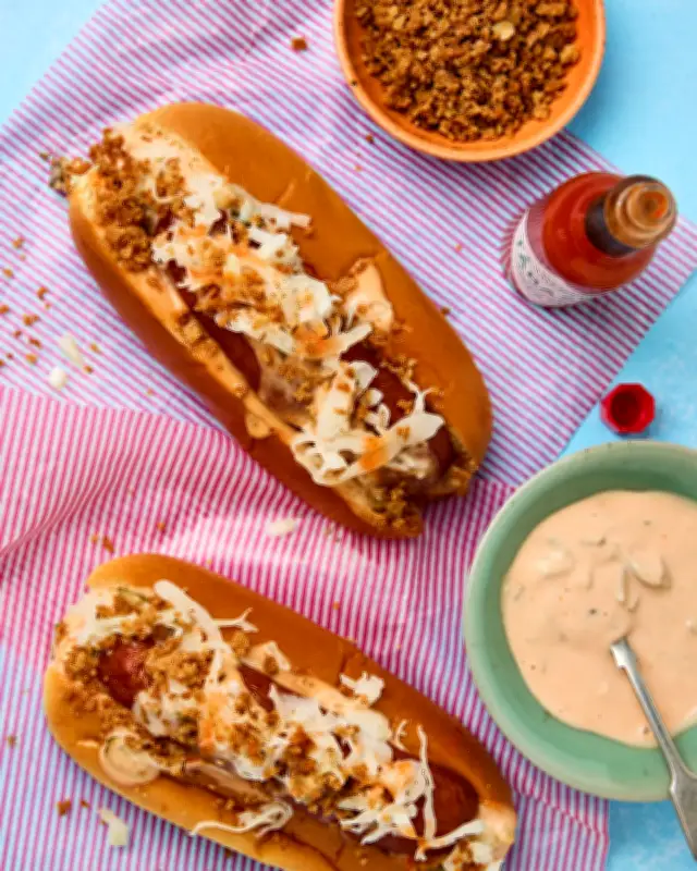 Max Halley's World Cup Sausage Party: Reuben Hot Dogs and Prawn Toasts