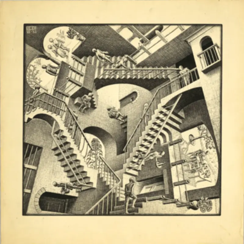 MC Escher Review: Hallucinatory Insights from the Master of Mind-Bending Staircases