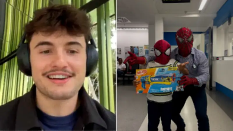 Medical Student Dresses as Spider-Man to Bring Joy to Sick Children