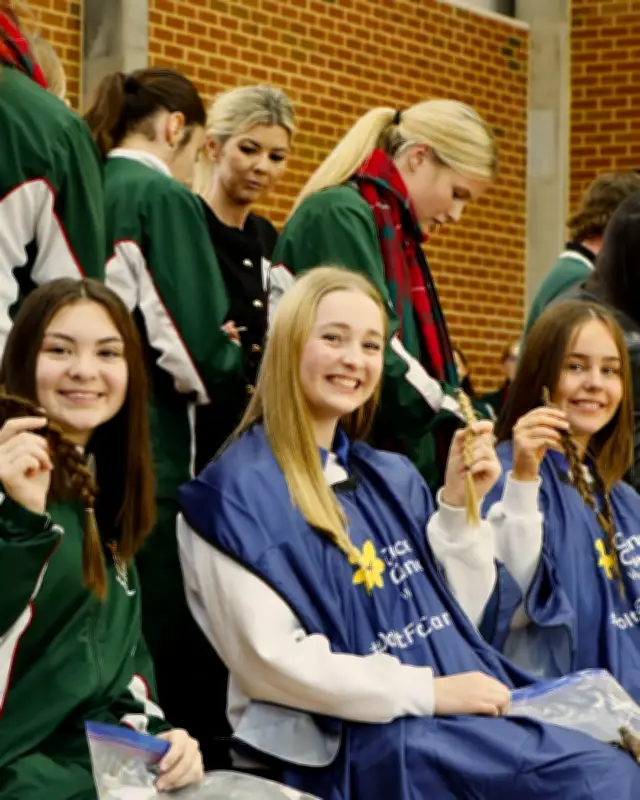 Mercedes College students and staff raise over $50k by cutting hair for cancer