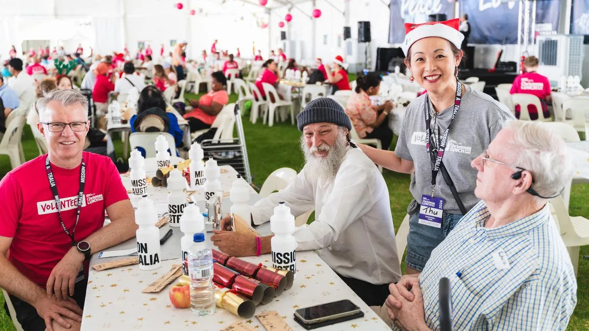 Mission Australia marks 50 years of Christmas Lunch in the Park in Perth