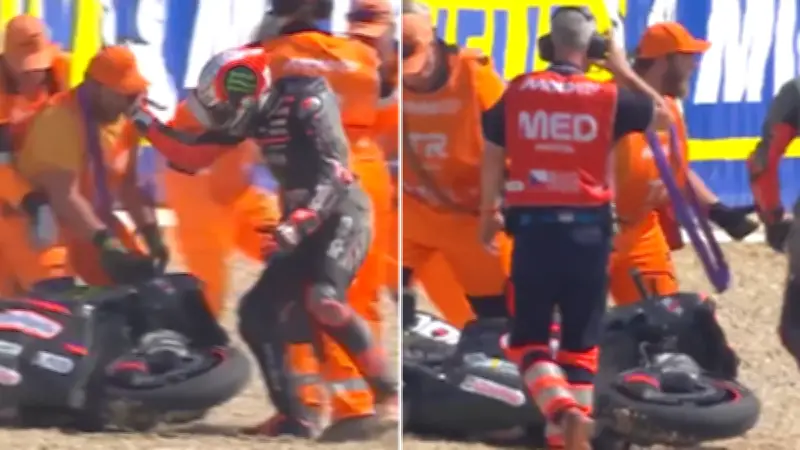 MotoGP Leader Marco Bezzecchi Banned for Striking Marshal Twice