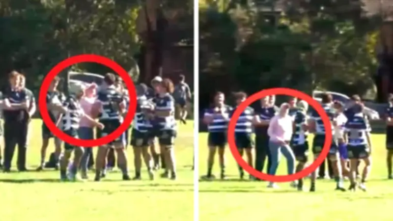 Mum sanctioned after running onto field during junior rugby brawl