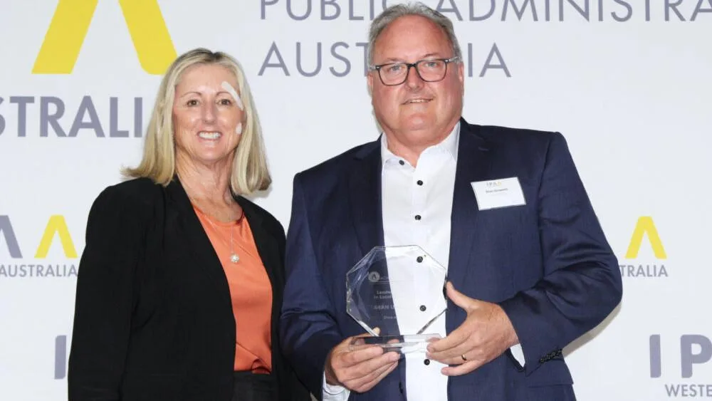 Shire of Murray CEO Dean Unsworth Named 2025 Local Government Leader of the Year