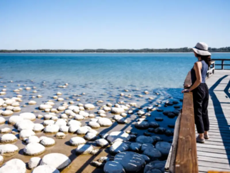 New $3.4M Boardwalk at Lake Clifton to Showcase Thrombolites