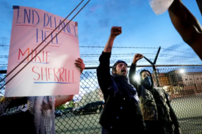 New Jersey Governor Mikie Sherrill Faces Backlash Over Delaney Hall Protests