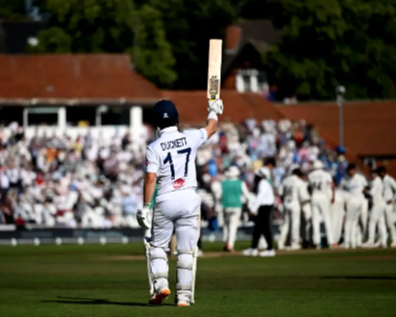 Nicholls Drop Defines Day as Duckett Cashes In on Luck for England