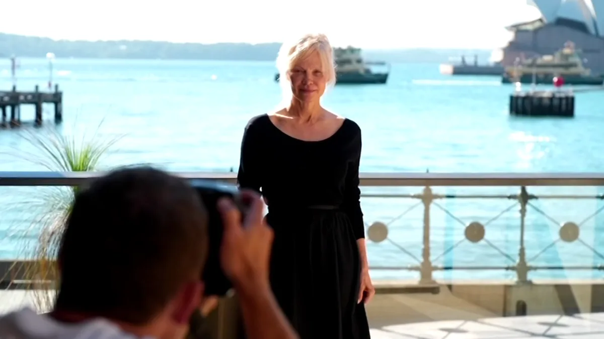 Pamela Anderson Arrives in Sydney for Unscripted Speaking Tour
