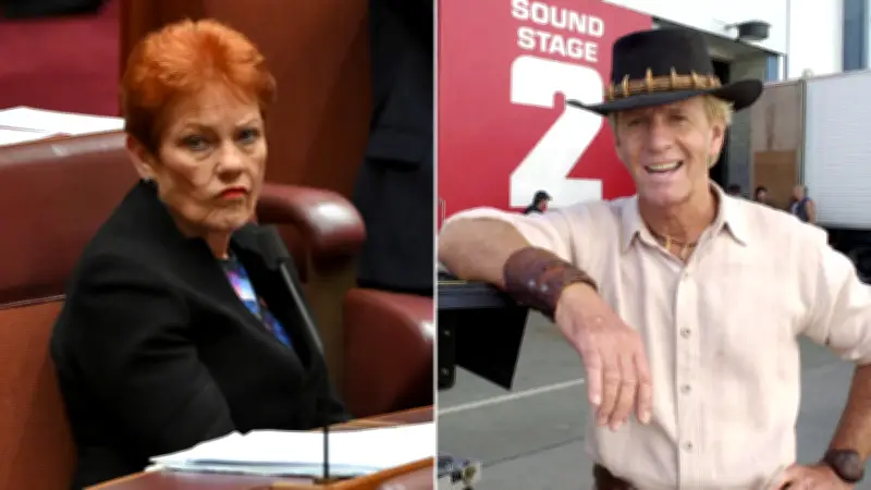 Paul Hogan slams Pauline Hanson's 'racist' monoculture comments
