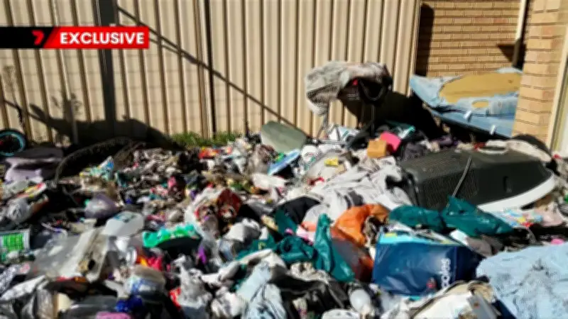 Perth Housing Property Rubbish Heap Sparks Health Fears