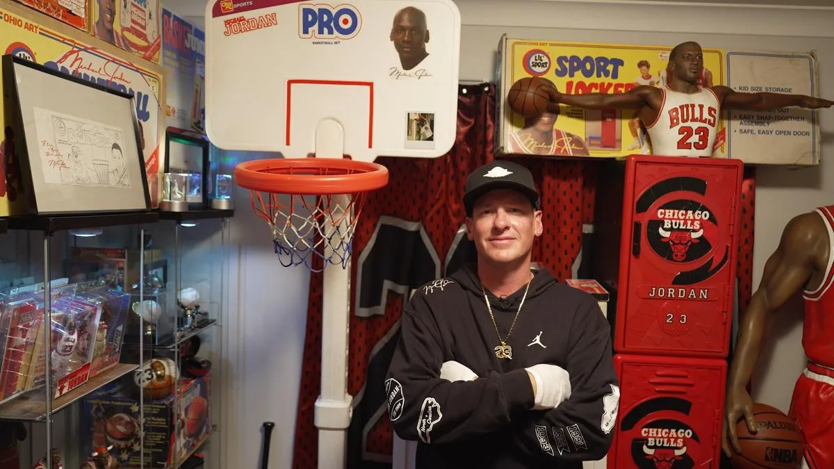Perth Man's $200K Michael Jordan Toy Collection Catches Celebrity Eye