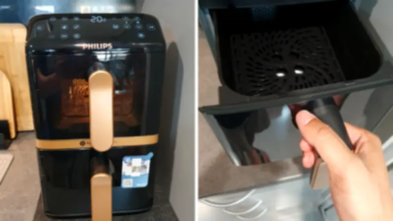 Philips Air Fryer 44% Off: Space-Saving Dual Basket Deal