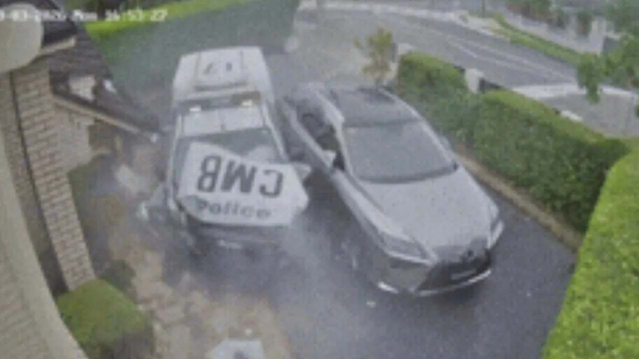 Police Car Crashes Into Western Sydney Home for Second Time