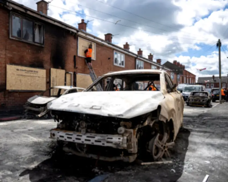 Police Fire Plastic Bullets to Contain Race Riots in Northern Ireland