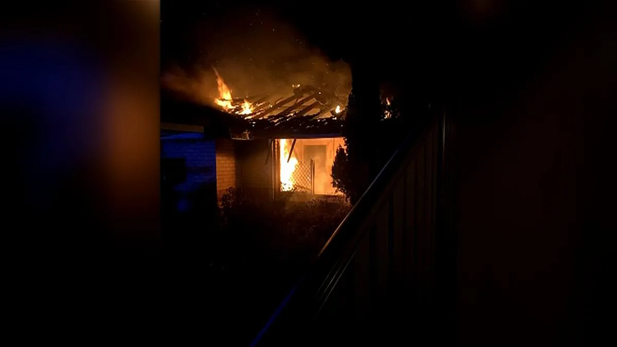Portable Fan Sparks Blaze, Damages Ballajura Unit