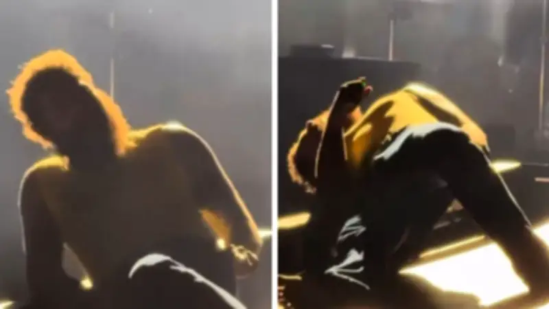 Post Malone Sparks Concern After Bizarre Onstage Antics