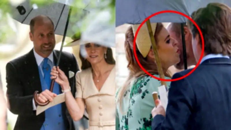 Prince William's kiss to Princess Beatrice decoded by royal expert