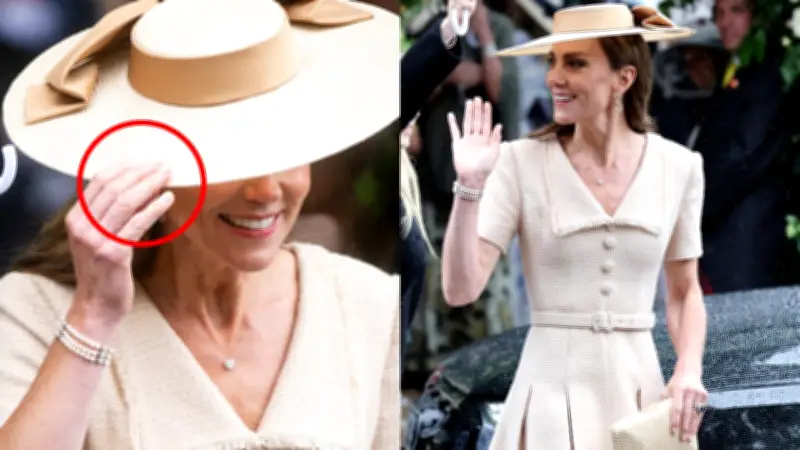 Princess Kate's Relatable Nail Mishap at Royal Wedding Divides Fans