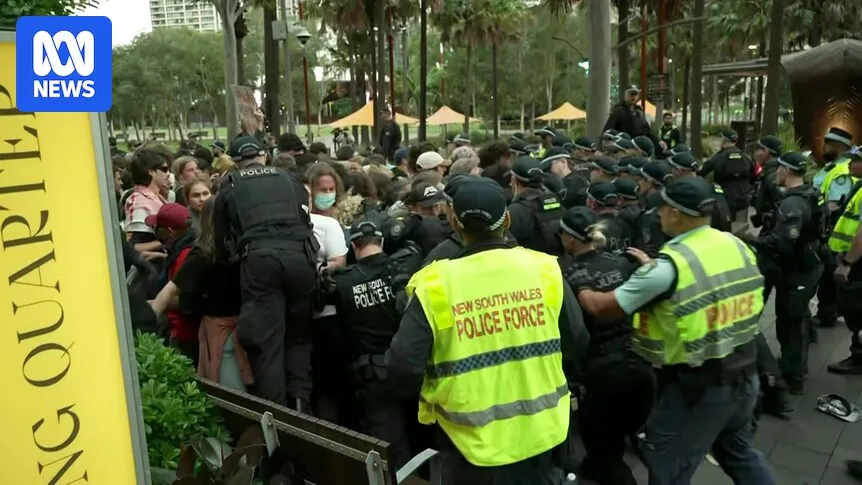 Twelve Charged After Pro-Palestine Protesters Clash with Police at Sydney Defence Expo