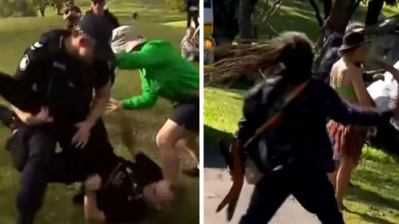 Protesters Removed from Sacred Fire as Brisbane Olympic Stadium Construction Begins