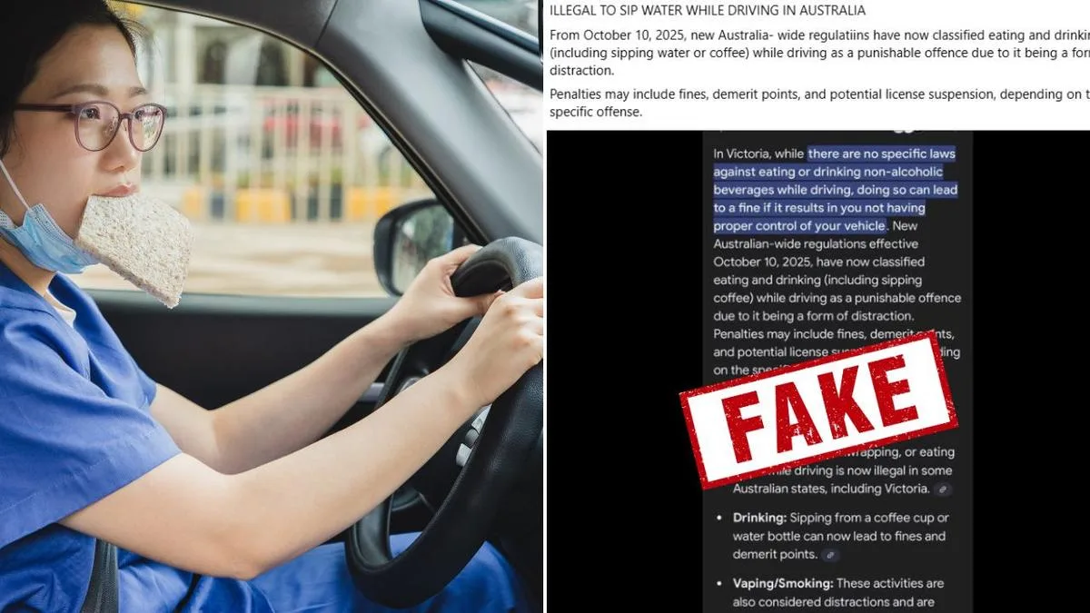 RAA Warns Drivers About Fake Road Rule Posts