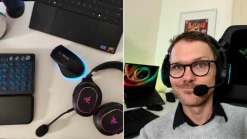 Razer Gear Transforms WFH Setup: Pro Click V2, Pro Type Ergo, Barracuda X Chroma, Kiyo V2 X, Iskur V2