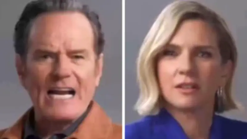 Rhea Seehorn squirms as Bryan Cranston grills her on camera: 'I want that cut'