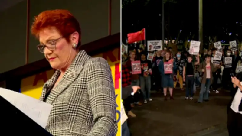 Riot Squad Called as Protesters Target Pauline Hanson at Charity Ball