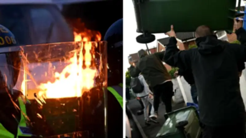 Riots Erupt in UK After Police Bodycam Shows Stabbing Victim Handcuffed