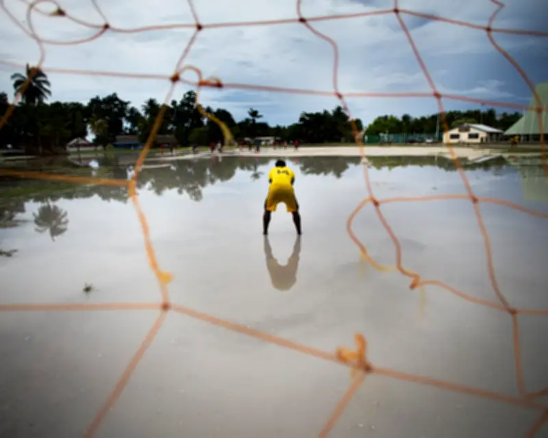 Rising Seas Threaten Kiribati's World Cup Dream and Survival