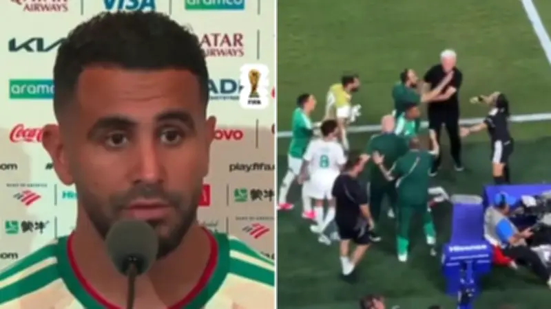 Riyad Mahrez admits 'awkward' situation as World Cup draw sparks collusion claims