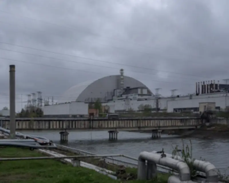 Russian Drone Hits Spent Nuclear Fuel Storage Near Chornobyl