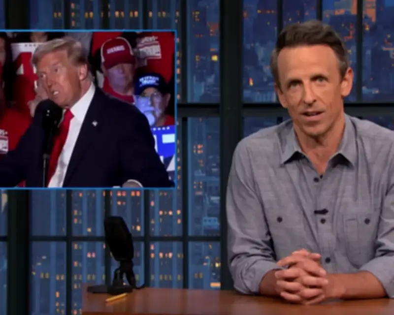Seth Meyers and Jimmy Kimmel Mock Trump Over Inflation, Iran, and UFC Birthday