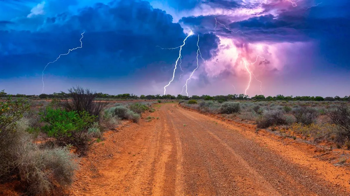 Severe Thunderstorm Warning Issued for Parts of Western Australia