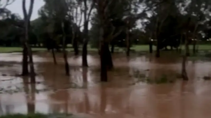 Severe Weather Warning as Golf Course Floods in South Australia