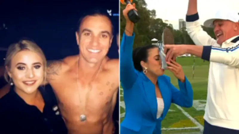 Shannon Noll and Georgia Costi Recreate Viral Shoey Moment After 9 Years
