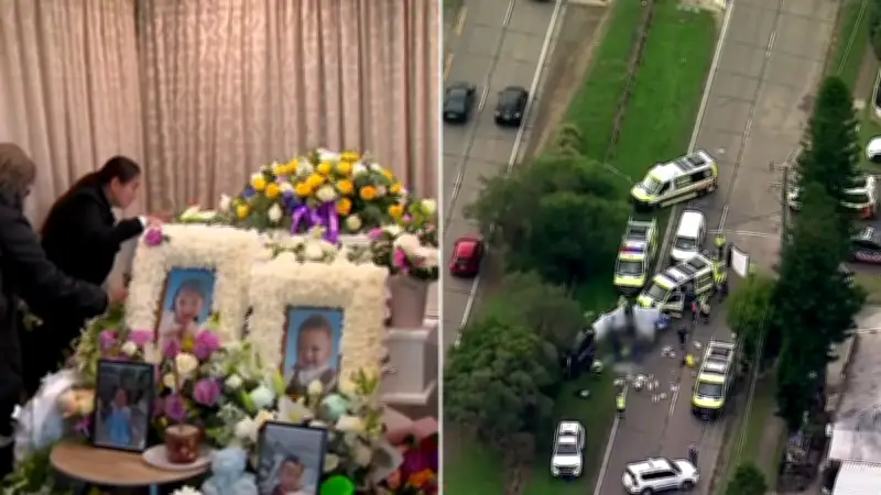 Siblings killed in Cabramatta crash farewelled in Buddhist ceremony