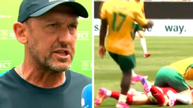 Socceroos Star's Naughty Act Sparks Fury in World Cup Warm-Up
