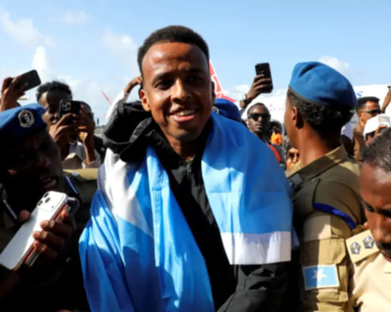 Somalia's World Cup Referee Denied US Entry Gets Hero's Welcome Home