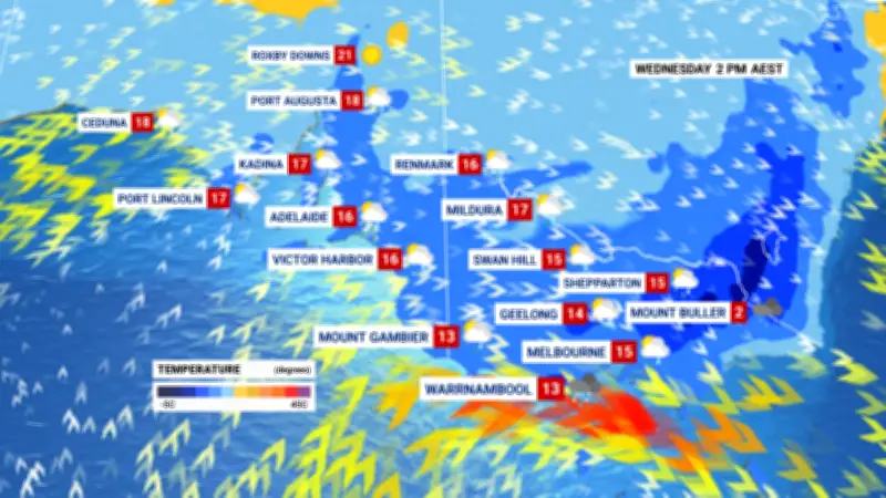 South-East Australia Braces for Cold, Rain as System Hits