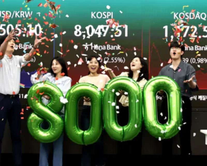 South Korea's Kospi surges past 8,800 on AI chip boom, but risks loom