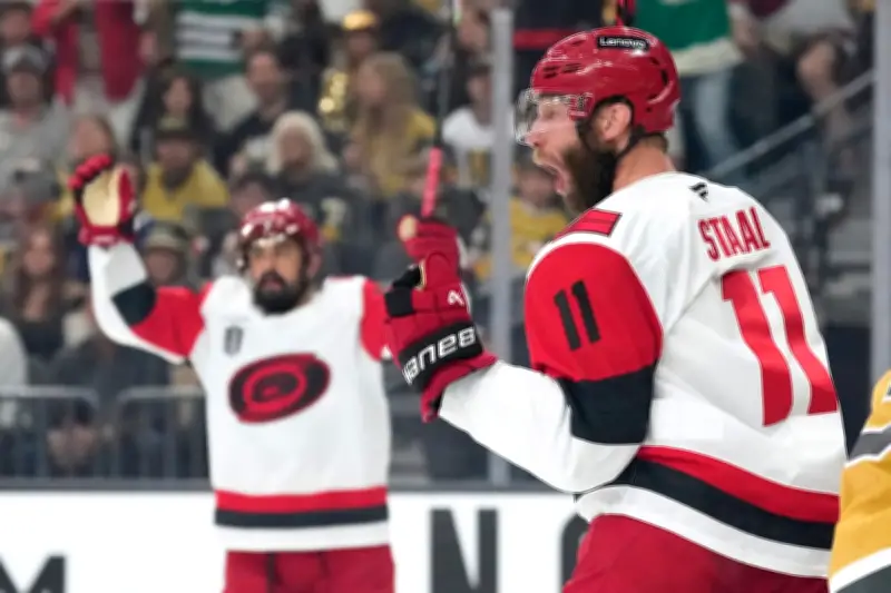 Staal's Belly-Flop Winner Lifts Hurricanes Past Vegas to Level Stanley Cup Final