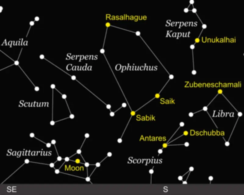 Starwatch: Ophiuchus the Serpent Bearer Straddles Celestial Equator
