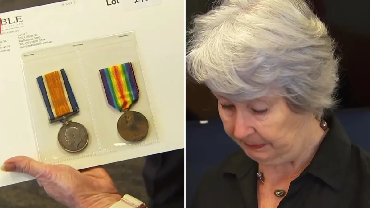 Stolen WWI Medals Returned to Brisbane Family After Nine Years